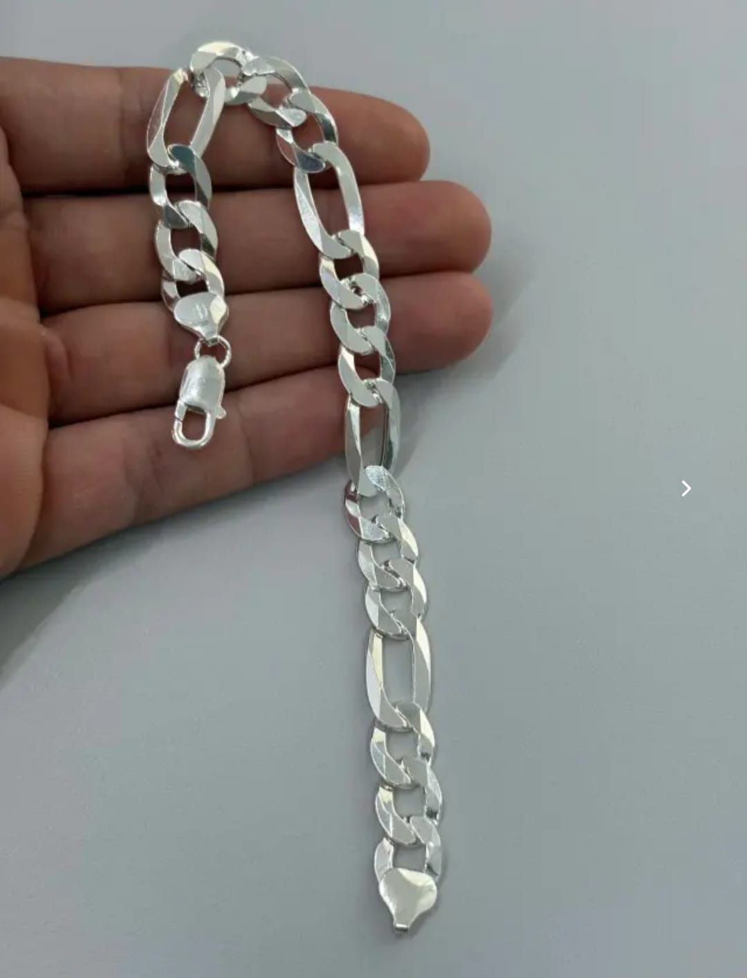 Pulseira italiana 3x1 10mm em prata 925